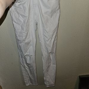 Plus size white pants